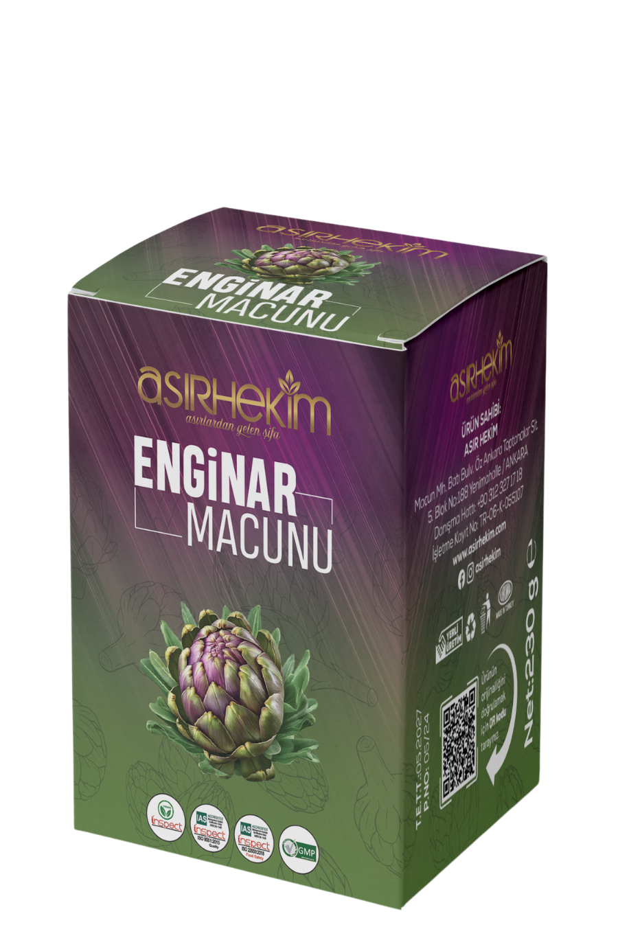 asır hekim enginar macunu 230g